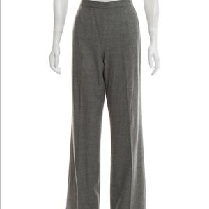Michael Kors size 12 Grey Wool Wide leg pants